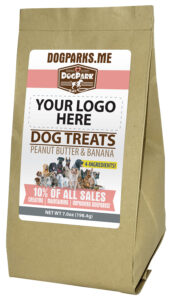 Custom DogPark 7oz Dog Treats (Side)
