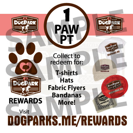 DogPark Reward Card Sample